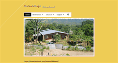 Desktop Screenshot of malawivillage.nl
